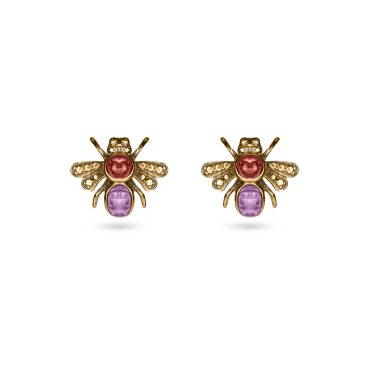 Colored Bees Earrings