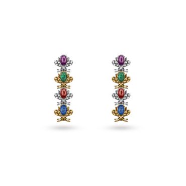 Colored Bees Earrings