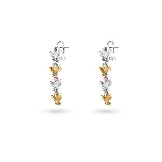 Colored Bees Earrings - Image 2