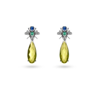 Colored Bees Earrings