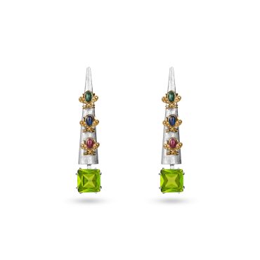 Colored Bees Earrings
