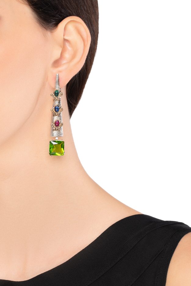 Colored Bees Earrings - Image 3
