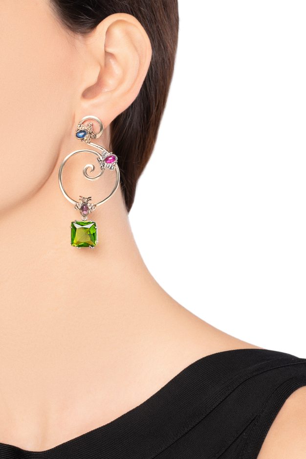 Colored Bees Earrings - Image 3